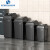 YYN商用无盖垃圾桶大容量厨房卫生桶超大方形餐饮大号加大20L 40L灰色长方形桶带垃圾袋