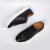 CAPLOST小白鞋男韩版 夏季牛皮透气系带运动板鞋休闲鞋 黑白拼色 250mm 40码