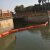 PVC围油栏固体浮子式围油栏水面围油吸油拦污带拦截围堵 桔红色PVC-800