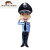 DZQ警察公仔交警模型人偶玩偶公安警官叔叔纪念礼品装饰摆件 警察套餐5个 默认1