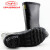 双安 耐酸碱长筒靴 防腐蚀防化学品橡胶靴 耐磨防滑雨靴 1双 41
