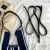 雅悦（YAYUE）小众设计针织包包女新款韩版时尚百搭出街休闲手提包托特包单肩包 孔雀蓝椰子树 34×20cm