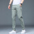 gxg.jeans2024夏季薄款弹力修身直筒潮流运动裤百搭男士冰丝裤子 灰色 28