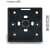 汉顿琴键C3个性开关面板墙壁电源插座面板黑色创意工装插座 C3黑一开单双控通用