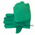 防油手套防水帆布手套耐油耐磨加绒加厚工业机械劳保布手套 颜色随机发货 5双