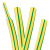 低压黄绿双色热缩管 电工电线加厚绝缘套管接地线标识收缩管200米起售定制 φ3.0mm(200米/卷)