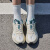 安踏（ANTA）【C37+】女鞋运动鞋女夏季新款网面软底透气跳绳鞋休闲跑步鞋女 【C37】浅米白/远足绿-6 38