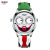依诺佩俄罗斯小丑男士手表自动机芯欧美时尚潮流机械石英腕表品牌 2506钢黑