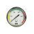 赫钢 压力表标识贴指示标签仪表点检标识反光圈红黄绿压力表标签贴 直径10cm二分之一圆弧一条 下单备注颜色