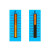 希万辉 实验室温度测试纸温度贴纸热敏感温纸温度标签条 8格E,204-260℃