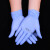 喷漆防酸汽车漆手套一次性防护手套丁晴腈橡胶乳胶耐油漆 蓝色100只盒装 M