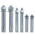 上陶鲸 蓝白锌膨胀螺栓4.8级(国标）GB22795膨胀螺丝钉胀管 一个价 M12*100 M12*100 