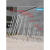 加厚升降铝合金人字梯子家用便携竹节伸缩梯多功能工程折叠阁楼梯 欧标4.6+4.6米人字梯带2根平衡
