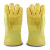久瑞 JSH45 工业级铸造冶炼电焊耐高温防烫手套 500度耐高温黄色 
