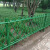 新农村别墅庭院围栏园林景观栏杆仿真竹子篱笆栅栏 不锈钢仿竹护栏 绿色安装高度08米*2米长含1立柱