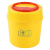 加厚利器盒锐器盒黄色圆方形垃圾桶一次性针头废物盒诊所专用 方形15L翻盖1个