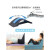 腰椎颈椎拉伸舒缓器磁石瑜伽辅助工具用品腰背托背部顶腰伸展腰部 升级针灸款-蓝色(88个按摩点 4
