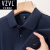 VZVL新款高端男士Polo保罗衫短袖T恤100%纯棉高品质夏季宽松翻领T恤男 267黑色 105/M