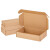 冇力--快递纸箱飞机盒【3层特硬纸壳35个装】邮政打包盒加厚纸箱360*300*60 mm