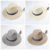 嘉仕车中年男士草帽子男款防晒遮阳帽新款渔夫帽夏季户外中老年爸爸草帽 混色装（男款F6) L（58-60cm）