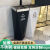 酒店大堂立式商用垃圾桶不锈钢电梯口走廊宾馆ktv定制logo烟灰桶 GPX316香槟金 白身