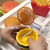 智宙汉堡小风扇创意多功能手持桌面风扇可爱便携学生宿舍学生礼品充电 黄色一个装