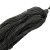 0.8mm白色弹力绳玩具鞋子结双吊牌绳卡片绳黑色松紧线包装绑绳 黑色*850米每捆