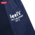 李维斯（Levi's）儿童装男童长裤春季新款运动裤加绒针织休闲裤子 深靛蓝 90/50