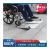 加宽加厚无障碍铝合金残疾人轮椅车斜坡板便携移动楼梯台阶坡道板 135*75cm