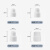 科齐 19#硅胶塞平口（100只）橡胶塞实验室盐水瓶塞翻口塞酒瓶塞密封塞标准反口橡皮塞硅胶螺纹