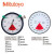 Mitutoyo 三丰 指针式指示表 2900S-10（0.08(4.5)mm，0.001mm）单转型 带耳后盖 新货号2900A-10 