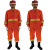 宏兴（HongXing）DA-017分体抢险救援服消防员耐磨抢险救援定做橘红色（上衣+裤子）XXL码