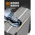 伸缩梯子升降工程梯铝合金便携人字梯多功能不锈钢折叠梯加厚 加厚钢管直梯5.1米