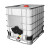 全新HDPE材质吨桶 柴油500/1000/1500L升塑料储水大容量一吨加厚化工桶 全新500L吊装式吨桶（白色）