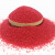 利铭铠 红色尼龙砂喷砂沙塑胶粒砂喷砂磨料去披风去毛刺清洁力强毛边机沙 0.5mm红色1公斤 