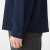 无印良品 MUJI 男式 新疆棉 法兰绒 立领衬衫 19AC775 海军蓝 M