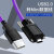 祥来鑫 USB2.0转Mini工业相机数据线带螺丝固定高柔拖链延长连接线紫色5米 XLX-UMZ05
