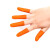 冰禹 BYsy-01 一次性乳胶手指套 劳保防滑护指套 100只装 米白色小号