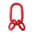 吊环强力环子母环大小环吊索具配件吊具吊装工具吊车圆环 子母环6.4吨