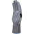 代尔塔202010 4级丁腈涂层防割手套袖口加长抗撕裂耐油防滑耐磨损劳保手套 灰黑色 8