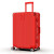 ULDUM红色行李箱20英寸铝框旅行结婚庆小型拉杆女万向陪嫁皮箱子大容量 喜气红 26英寸