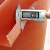 防火布耐高温帆布风管软接电焊渣玻纤硅胶布消防管道软接厨房排烟 红色0.5厚1.2米宽每米价格