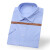 中神盾DY5601男女短袖衬衫夏季新款37码蓝细斜（100-499套）