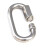 海斯迪克 HKCL-234 304不锈钢快速接环 钢丝绳配件 锁扣攀岩登山保险扣链条扣梅陇锁连接环 M5(承重294kg)
