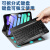 AYALEY  iPadmini2键盘保护套ipad迷你6代适用于苹果mini6/5/4平板电脑 黑色+黑键盘 iPad Mini4/5(7.9英寸)