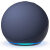 适用定制2022款Amazon Echo Dot 5代智能音箱Alexa时钟版儿童版 5代Echo dot 蓝色-包税 包 官方标配