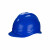 金能电力ABS 国标工地建筑工程电力施工业安全头盔 监理领导防砸施工帽 小V型蓝色 不含配件