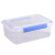 纳仕徳 BS-887  保鲜盒 商用厨房塑料收纳盒透明冷冻盒密封塑料盒塑料保鲜盒 5.5L