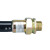 防爆软管连接管不锈钢管防爆配电接线箱橡胶软管螺纹绕性管穿线管 DN32*700(1.2寸)