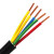 度凝远恒飞电线电缆国标铜芯3+2芯户外电缆线硬线工程电力电缆 YJV3*95+2*50平方 1米